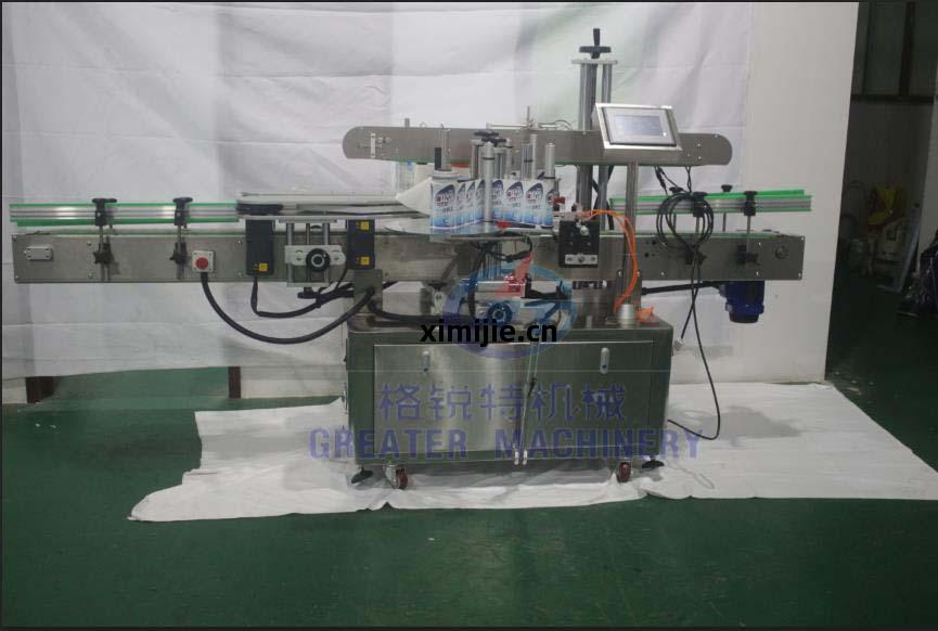 全(quan)自(zi)動(dong)雙面(mian)兼(jian)圓瓶(ping)貼標機(ji)